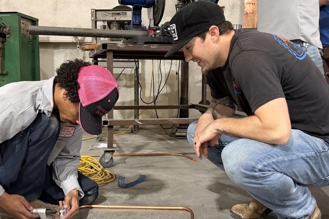 Fabricating a custom fitting on the shop bench